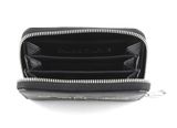 Calvin Klein Sculpted Monogram Zip Around Wallet Black Calvin Klein Sculpted Monogram Zip Around Wallet Black