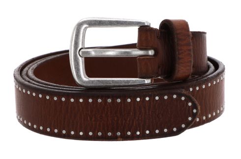 Marc O'Polo Hemma - Rivet Ladies' Belt W80 Burnt Camel