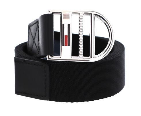 TOMMY HILFIGER TJW Essential Webbing Belt 3.0 W85 Black