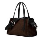 GIANNI CHIARINI Joan Schoulder Bag Cioccolato - Nero