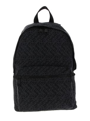 Calvin Klein CK Code Campus Backpack Black Zig Zag