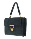 COCCINELLE Arlettis Suede Handbag Shark Grey