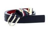 TOMMY HILFIGER Classic Belt 2.5 W75 Desert Sky / Regatta Red TOMMY HILFIGER Classic Belt 2.5 W75 Desert Sky / Regatta Red
