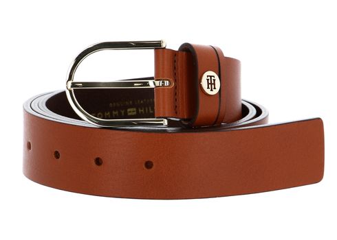 TOMMY HILFIGER Classic Curve Belt 3.5 W135 Cognac