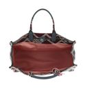 COCCINELLE Jacquard Handbag Multicolor Marsala COCCINELLE Jacquard Handbag Multicolor Marsala