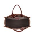 COCCINELLE Jacquard Handbag Multicolor Cinnamon COCCINELLE Jacquard Handbag Multicolor Cinnamon