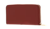 COCCINELLE Metallic Soft Zip Wallet Grainy Leather Cinnamon