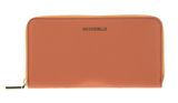 COCCINELLE Metallic Soft Zip Wallet Grainy Leather Almond COCCINELLE Metallic Soft Zip Wallet Grainy Leather Almond