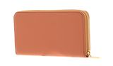 COCCINELLE Metallic Soft Zip Wallet Grainy Leather Almond COCCINELLE Metallic Soft Zip Wallet Grainy Leather Almond