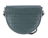 COCCINELLE Beat Croco Shiny Soft Crossover Bag Shark Grey
