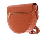 COCCINELLE Beat Croco Shiny Soft Crossbody Bag Chestnut