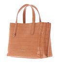 COCCINELLE Matinee Croco Shiny Soft Handbag Almond COCCINELLE Matinee Croco Shiny Soft Handbag Almond