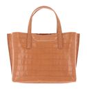 COCCINELLE Matinee Croco Shiny Soft Handbag Almond COCCINELLE Matinee Croco Shiny Soft Handbag Almond