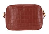 COCCINELLE Beat Croco Shiny Soft Crossover Bag Cinnamon