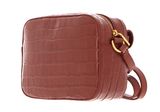 COCCINELLE Beat Croco Shiny Soft Crossover Bag Cinnamon