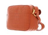 COCCINELLE Beat Croco Shiny Soft Crossover Bag Chestnut