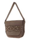 COCCINELLE Gitane Suede Crossbody Bag New Taupe