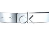Calvin Klein CKJ Reversible Belt Giftpack W95 Black Mono / Silver