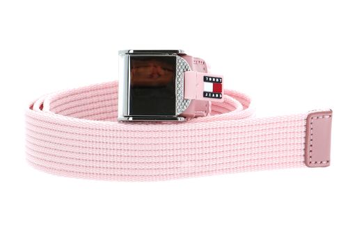 TOMMY HILFIGER TJW Webbing Belt W80 Pale Pink