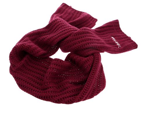 Calvin Klein Oversized Knit Scarf Red Currant