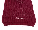 Calvin Klein Oversized Knit Scarf Red Currant