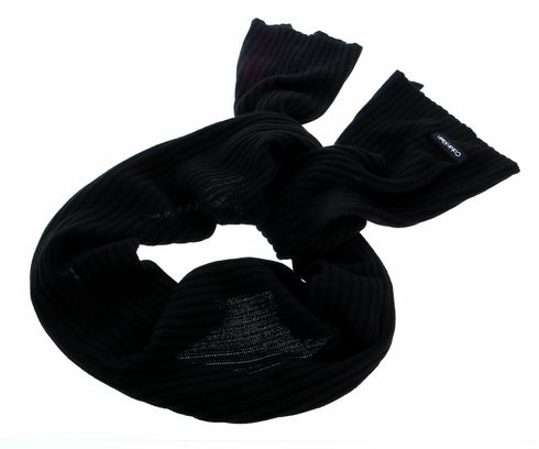 Calvin Klein Organic Ribs Scarf CK Black