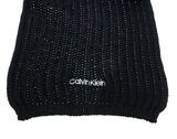 Calvin Klein Oversized Knit Scarf CK Black