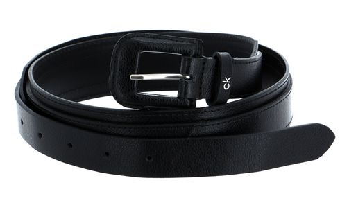 Calvin Klein Soft Neat High Waist Belt W85 CK Black