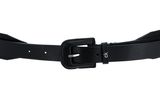 Calvin Klein Soft Neat High Waist Belt W85 CK Black Calvin Klein Soft Neat High Waist Belt W85 CK Black