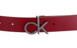 Calvin Klein Logo Belt W90 Red Currant Calvin Klein Logo Belt W90 Red Currant
