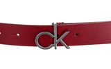 Calvin Klein Logo Belt W80 Red Currant Calvin Klein Logo Belt W80 Red Currant