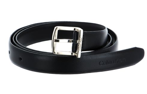 Calvin Klein Archive Square Buckle Belt W80 CK Black