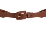Calvin Klein Soft Neat High Waist Belt W100 Caramel Calvin Klein Soft Neat High Waist Belt W100 Caramel
