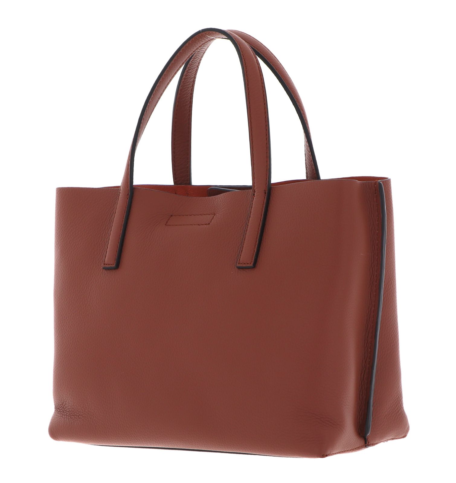 Chestnut Brown Leather Tote Handbag