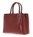 COCCINELLE Alba Croco Shiny Soft Handbag Cinnamon COCCINELLE Alba Croco Shiny Soft Handbag Cinnamon