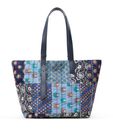 Desigual Bols Boro Japanese Bombay Shopping Bag Navy Desigual Bols Boro Japanese Bombay Shopping Bag Navy