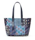 Desigual Bols Boro Japanese Bombay Shopping Bag Navy Desigual Bols Boro Japanese Bombay Shopping Bag Navy