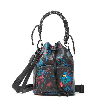 Desigual Bols Virutas Natal Maxi Shoulder Bag Negro