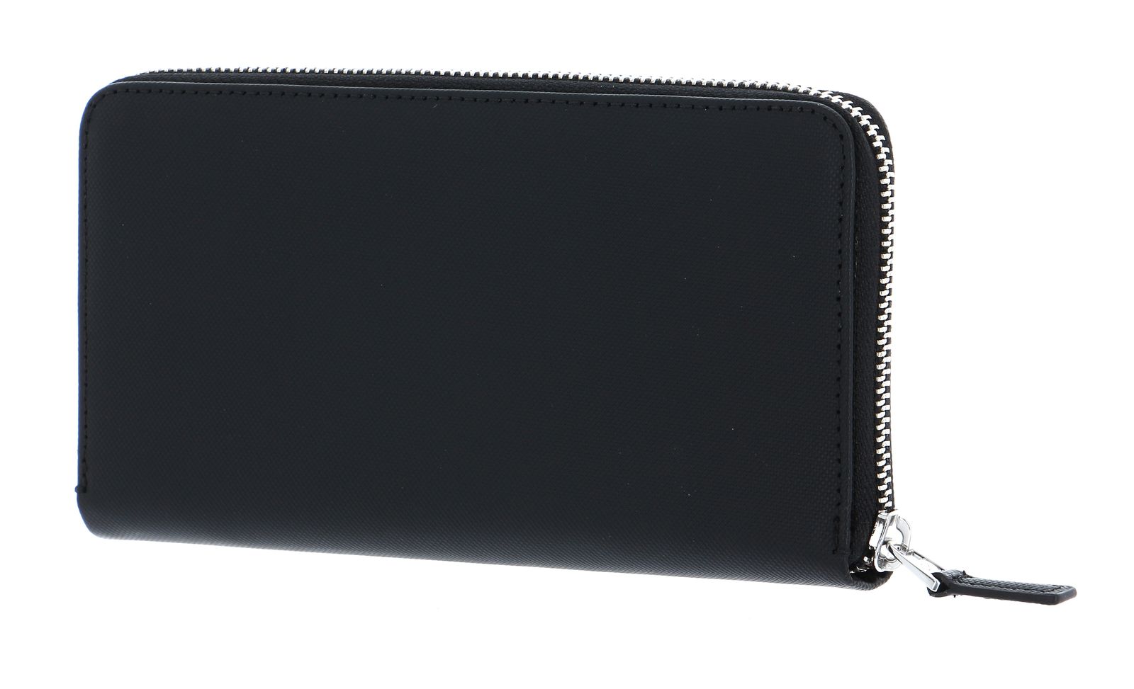 leather zip around wallet women's