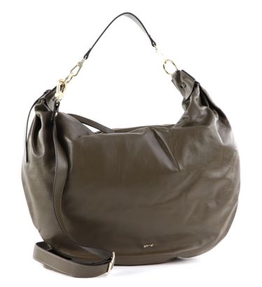 abro Leather Nappa Giglio Hobo Bag Anita Military