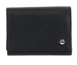 abro Leather Dalia Flap Wallet Black / Gold