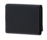 abro Leather Dalia Flap Wallet Black / Gold