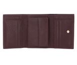 abro Leather Dalia Flap Wallet Bordeaux abro Leather Dalia Flap Wallet Bordeaux
