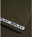 REPLAY Beanie + Scarf Set Moss Green REPLAY Beanie + Scarf Set Moss Green