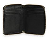 SCOTCH & SODA Leather Bill Fold Zip Wallet Black SCOTCH & SODA Leather Bill Fold Zip Wallet Black