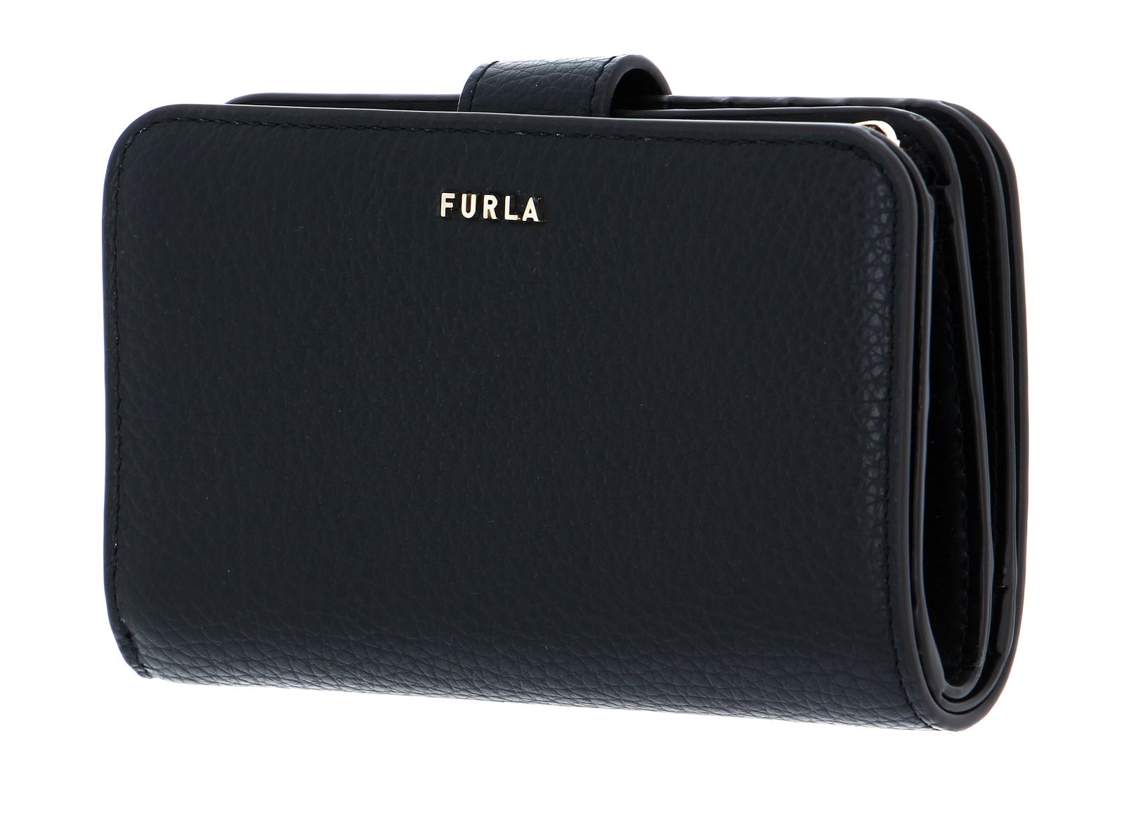 FURLA Compact Wallet With Zip M Nero modeherz