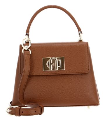 FURLA 1927 Mini Top Handle Bag XS Cognac