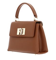 ☆FURLA☆ EMMA Top Handle S 2wayバッグ COGNAC♪ Furla Emma Cognac Leather Top Handle Bag