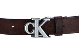 Calvin Klein CKJ Mono Hardware Shadow Belt W95 Bitter Brown Calvin Klein CKJ Mono Hardware Shadow Belt W95 Bitter Brown