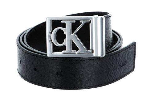 Calvin Klein CKJ Plaque Square Belt W105 Black